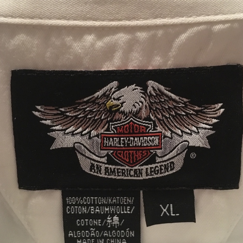 Harley Davidson button-up Shirt - Picture 3 of 3